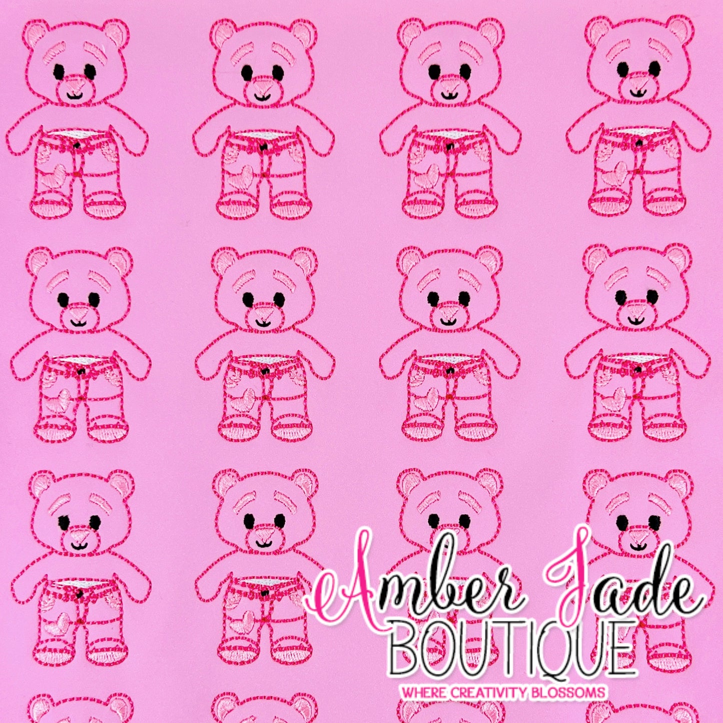 Doodle Bear - PINK