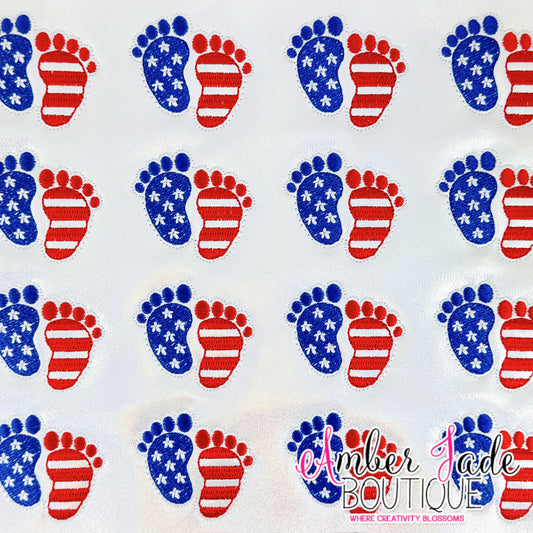 Patriotic Baby Feet
