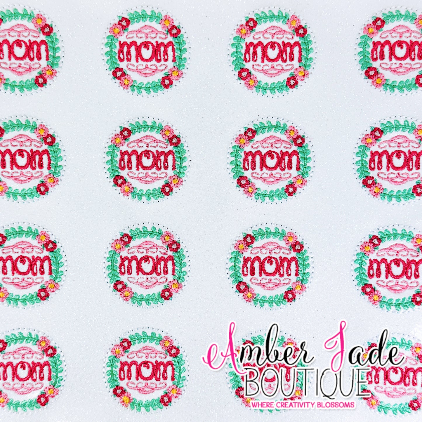 Frame Spring Floral - Mom Circle