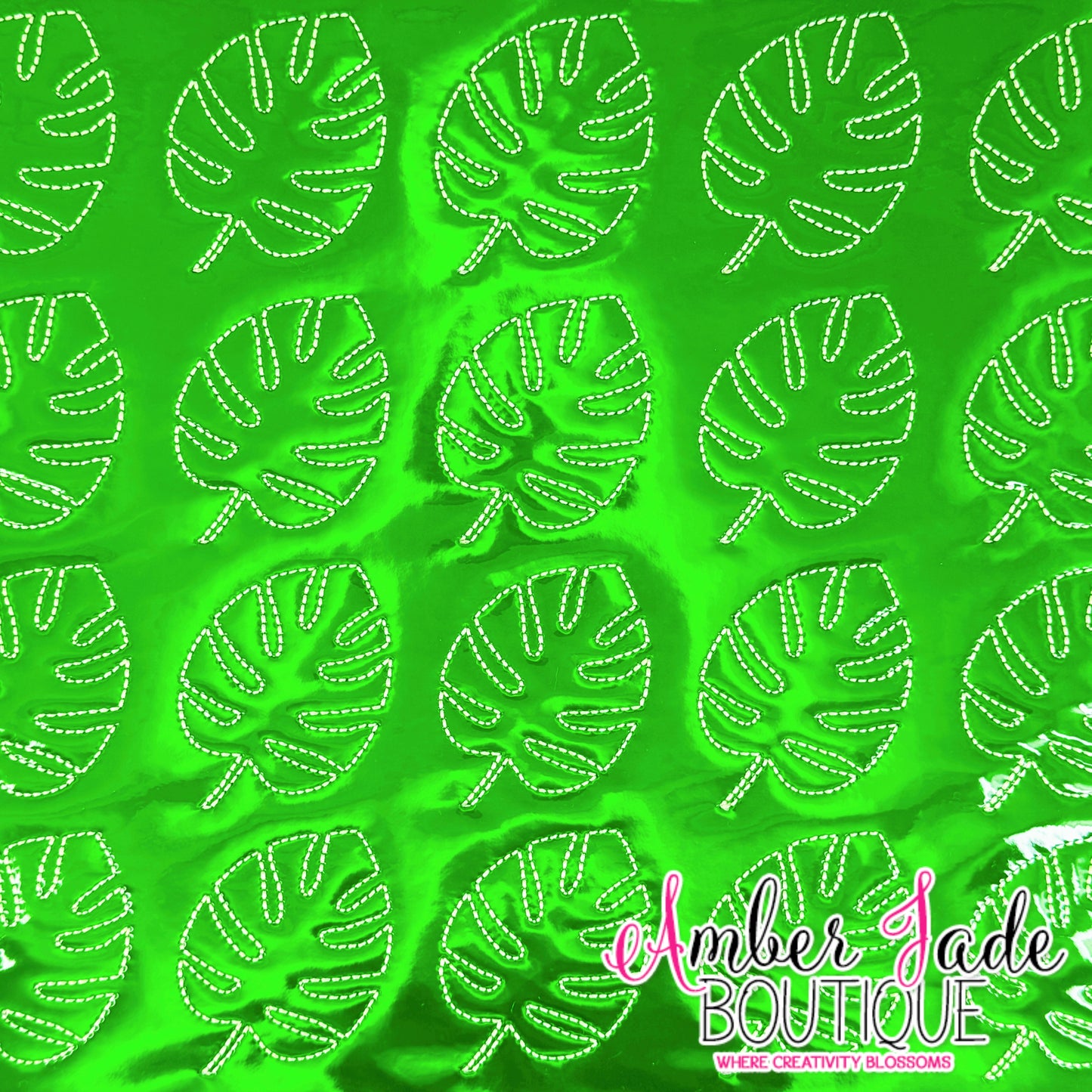 Monstera Leaf - Holographic