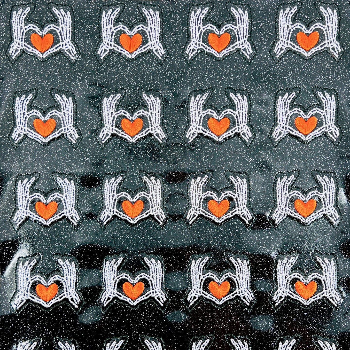 Skeleton Heart Hands Halloween