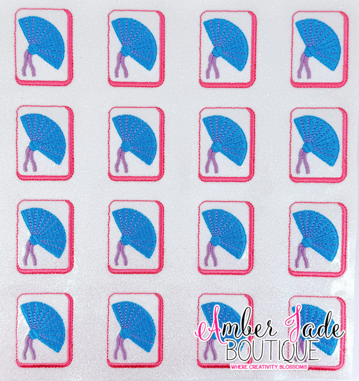 Mahjong Tile - Hand Fan