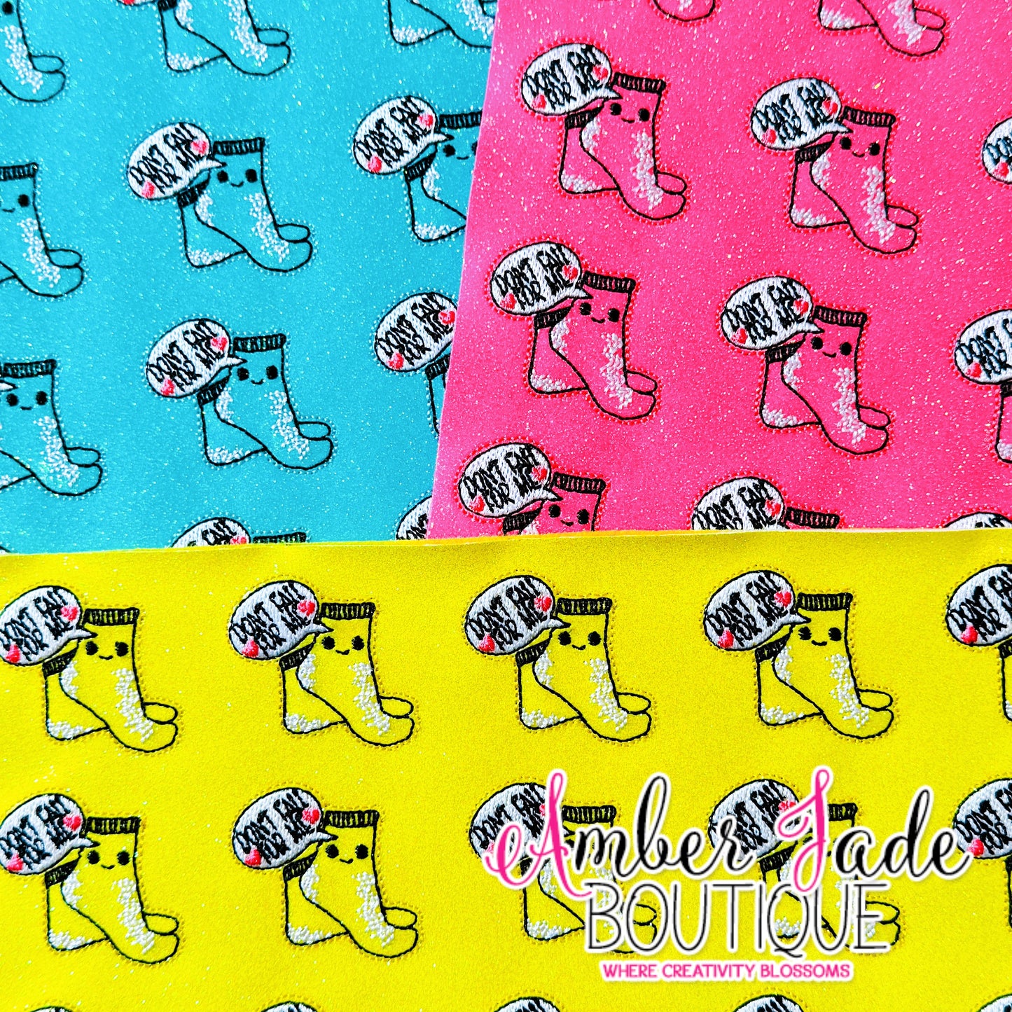 Don't Fall For Me Socks - MINT