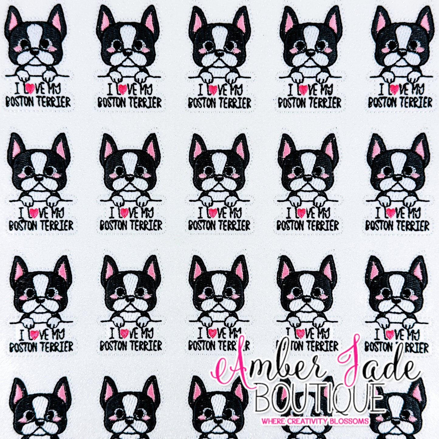 I Love My Boston Terrier