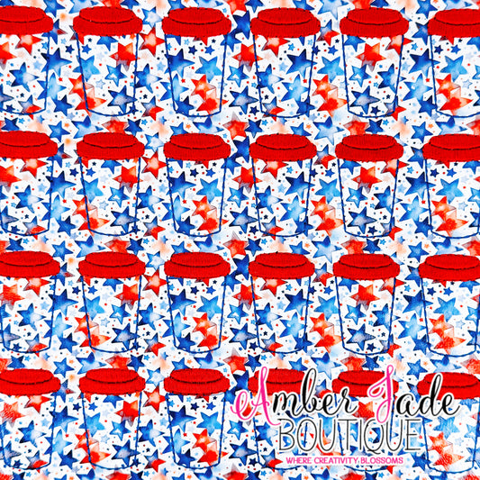 *LIMITED* Coffee Cup - Patriotic Stars