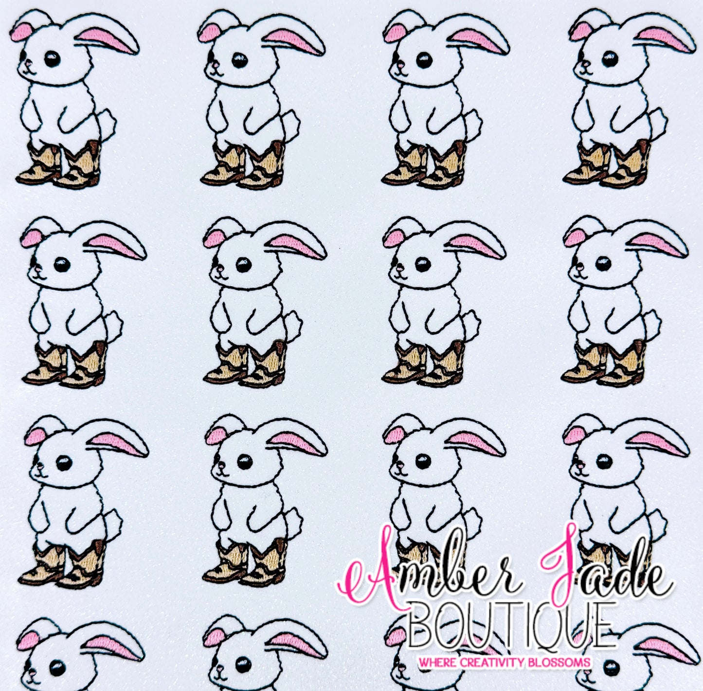 Bunny Cowboy Boots