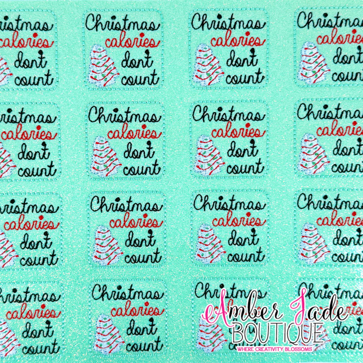 Christmas Calories Don't Count - LD Cake - MINT