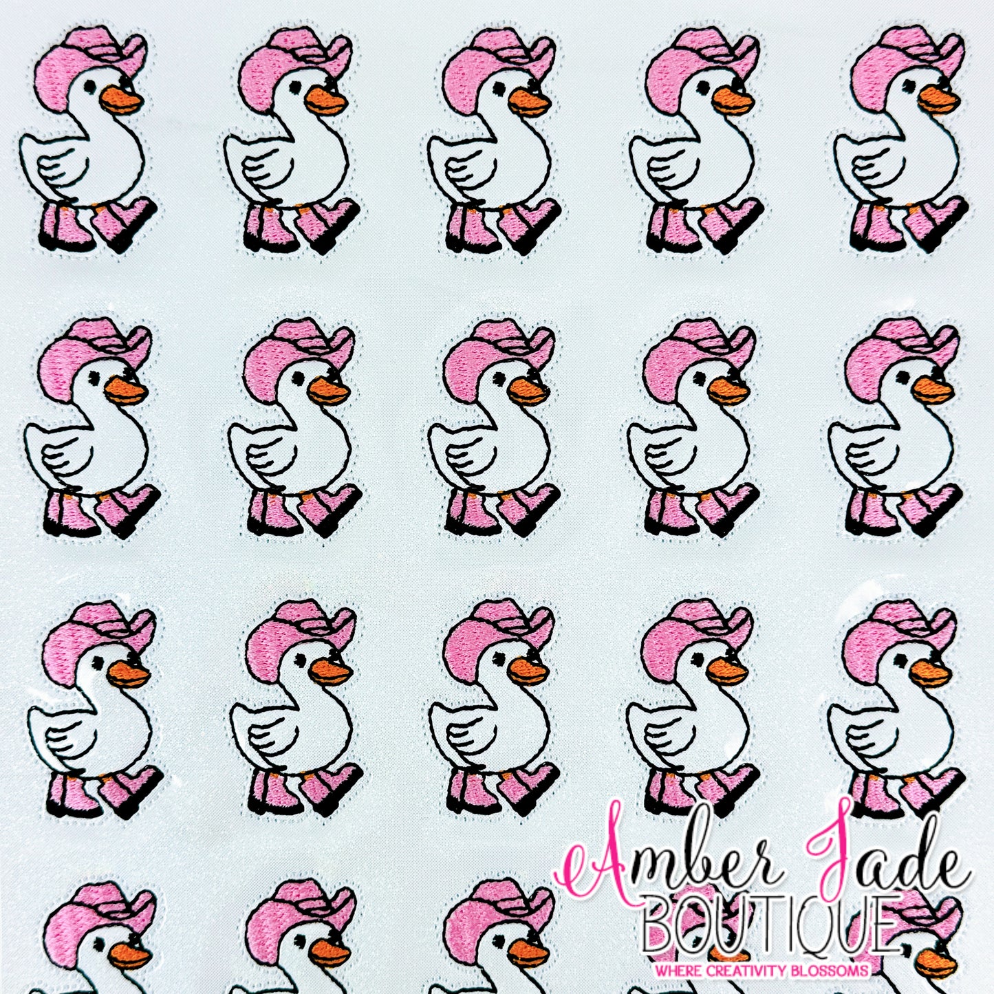 Cowboy Duck - Pink