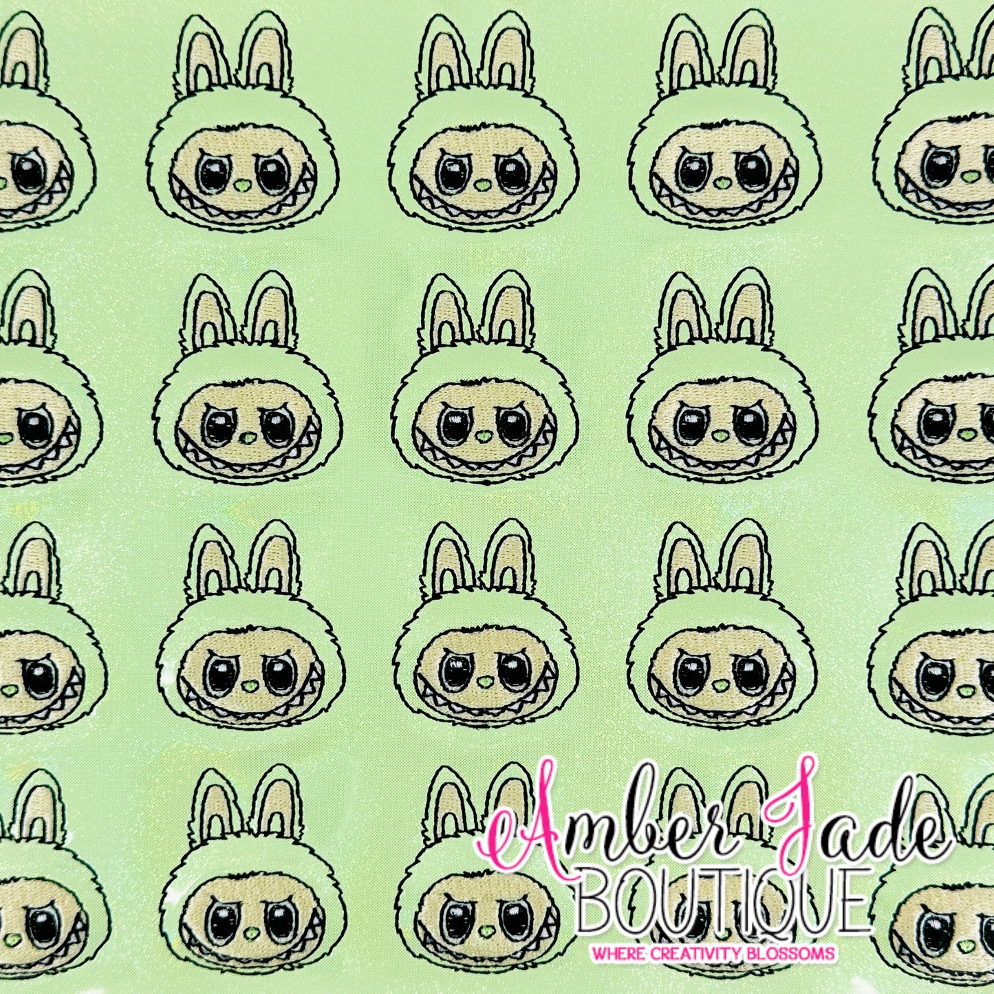 Labubu Face - GREEN
