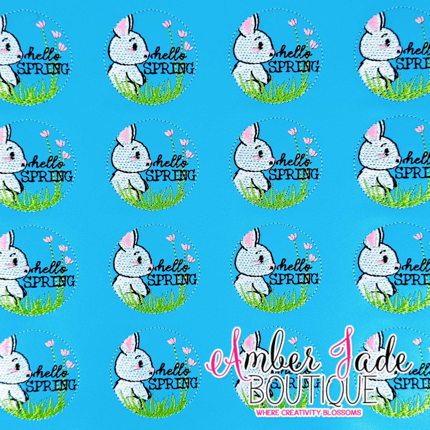 Hello Spring Circle - BUNNY