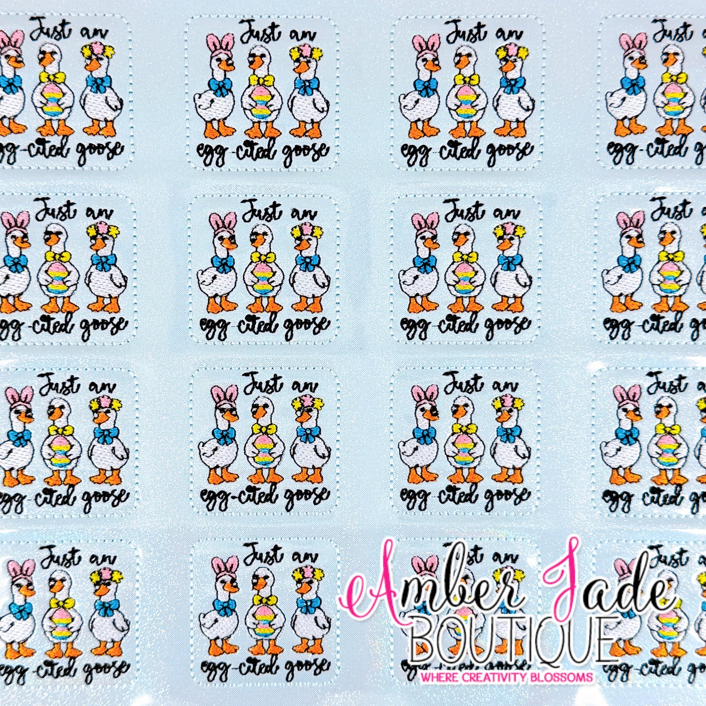 Just an egg-cited goose