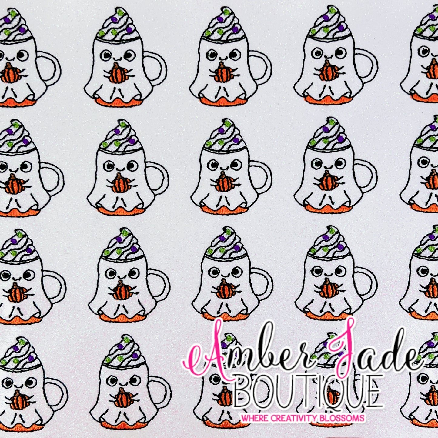 Ghost Coffee Mug w/ Sprinkles