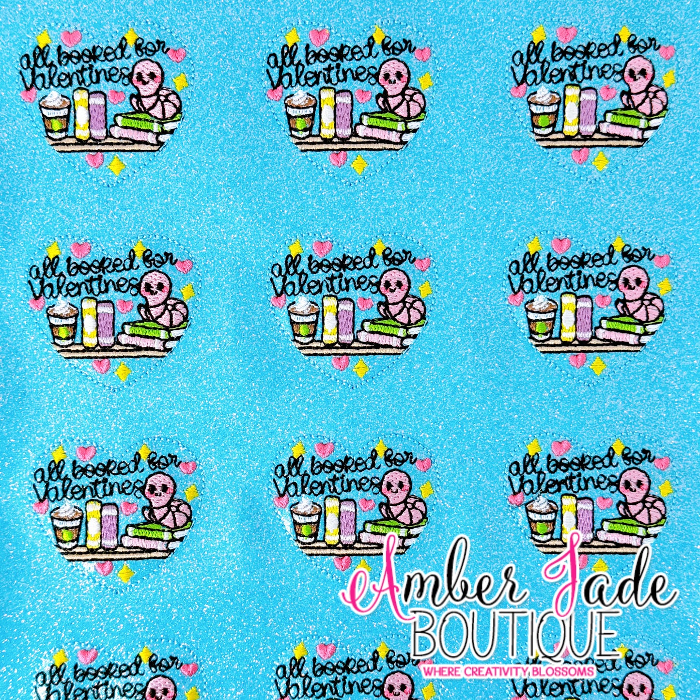 Bookworm Heart - All booked for Valentines (Set of 3)