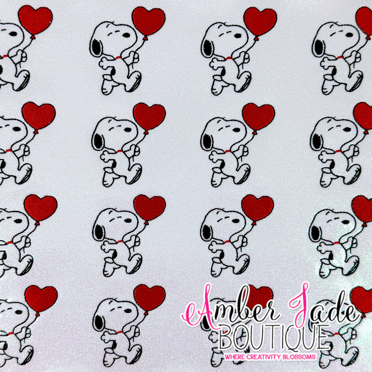 Snoopy Heart Balloon