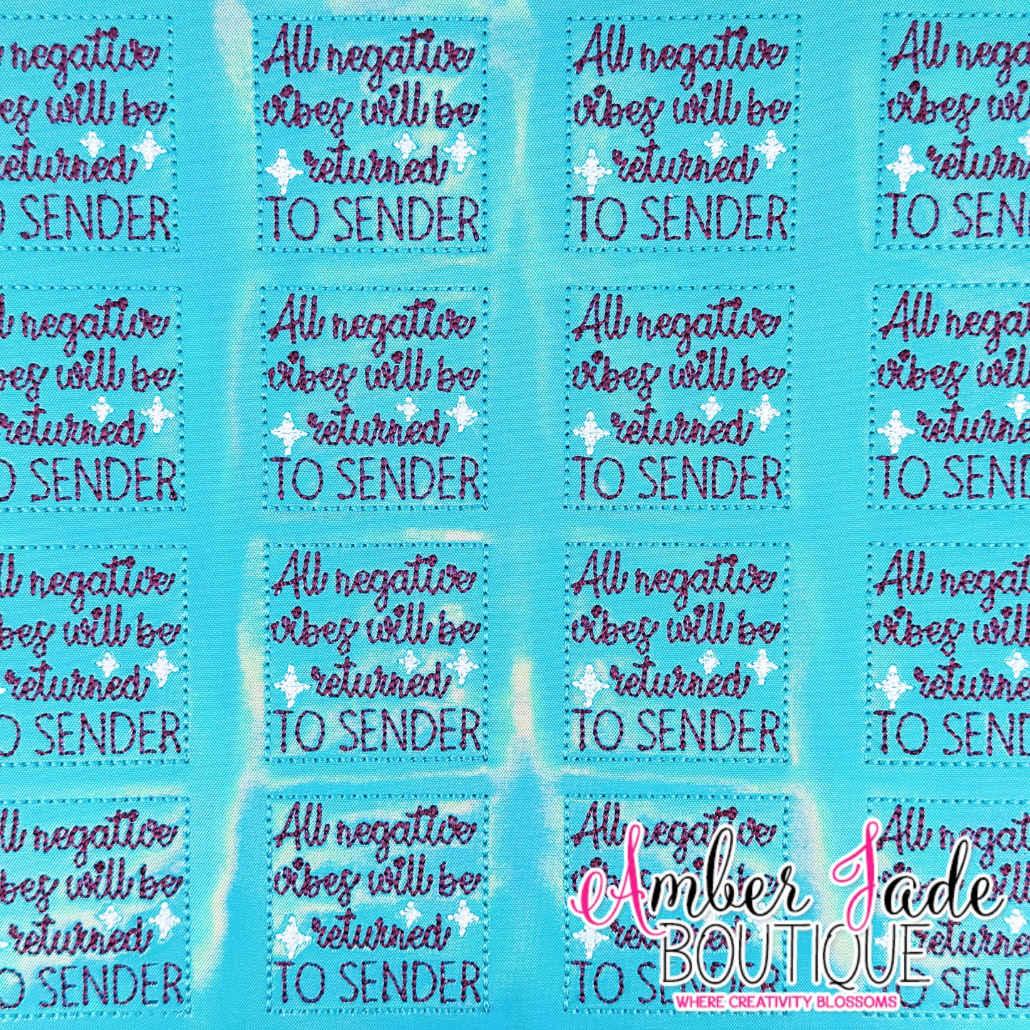 All Negative Vibes Will Be Returned