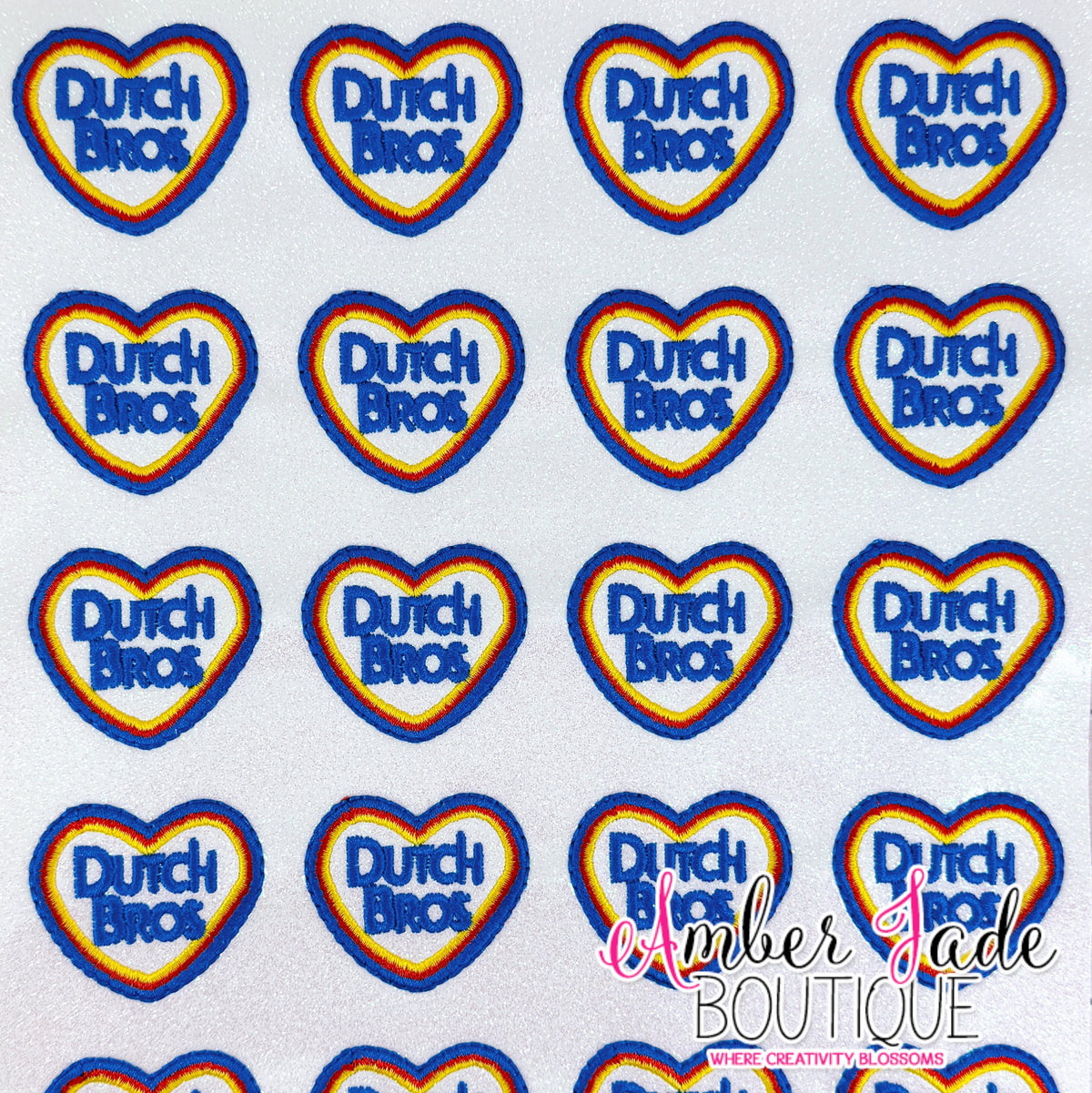Dutch Bros Heart - THICK