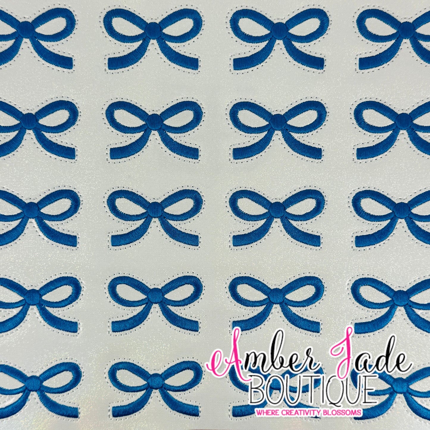 Coquette Satin Bow - BLUE