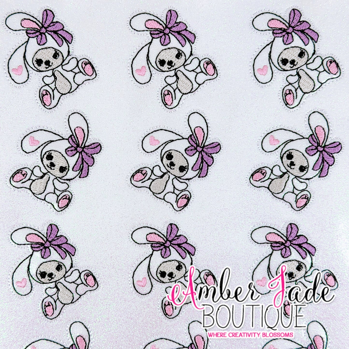 Bunny Bow Stuffed Animal