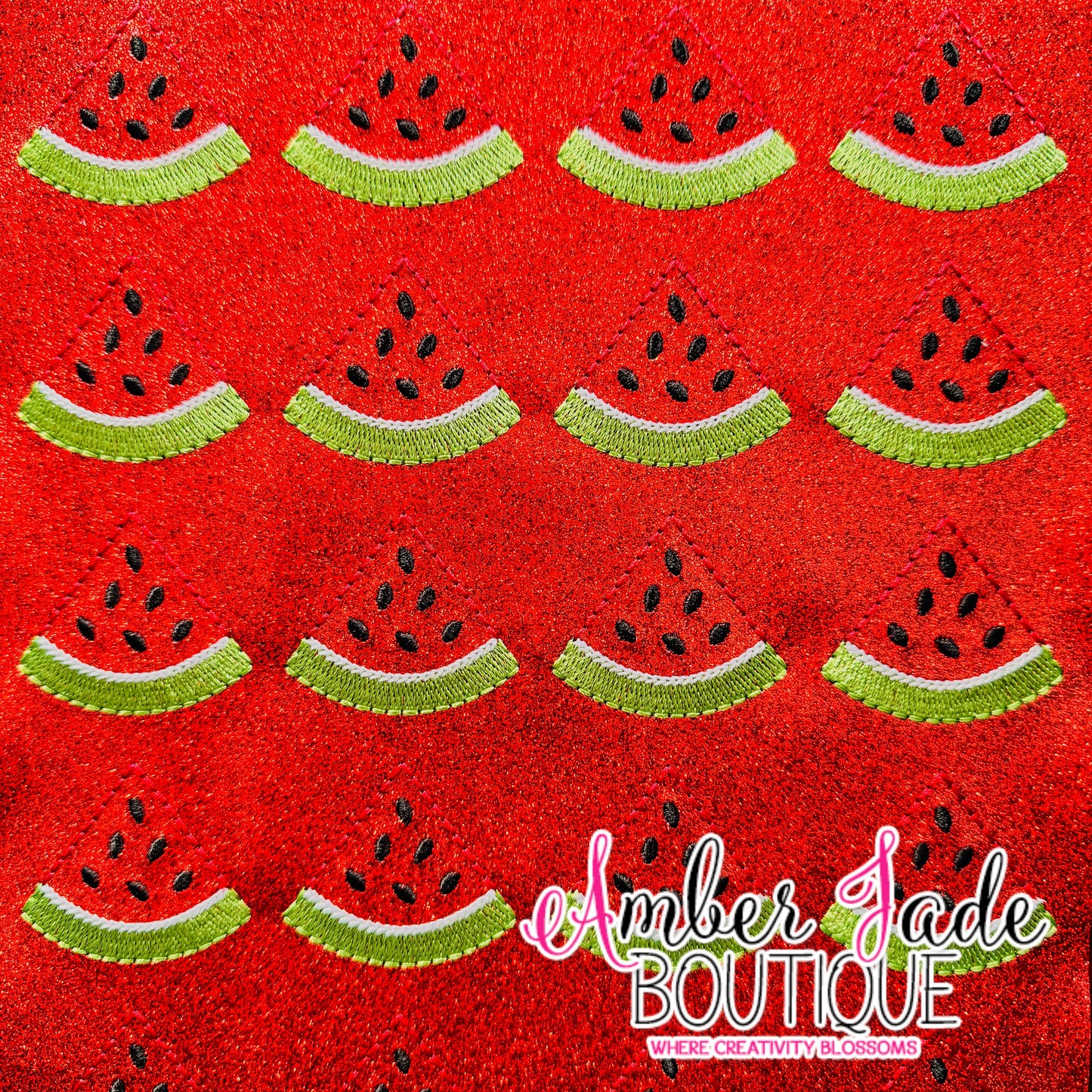 Watermelon - Red Glitter
