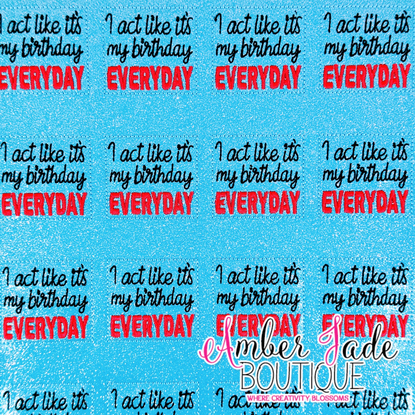 TS- I act like it's my birthday EVERYDAY