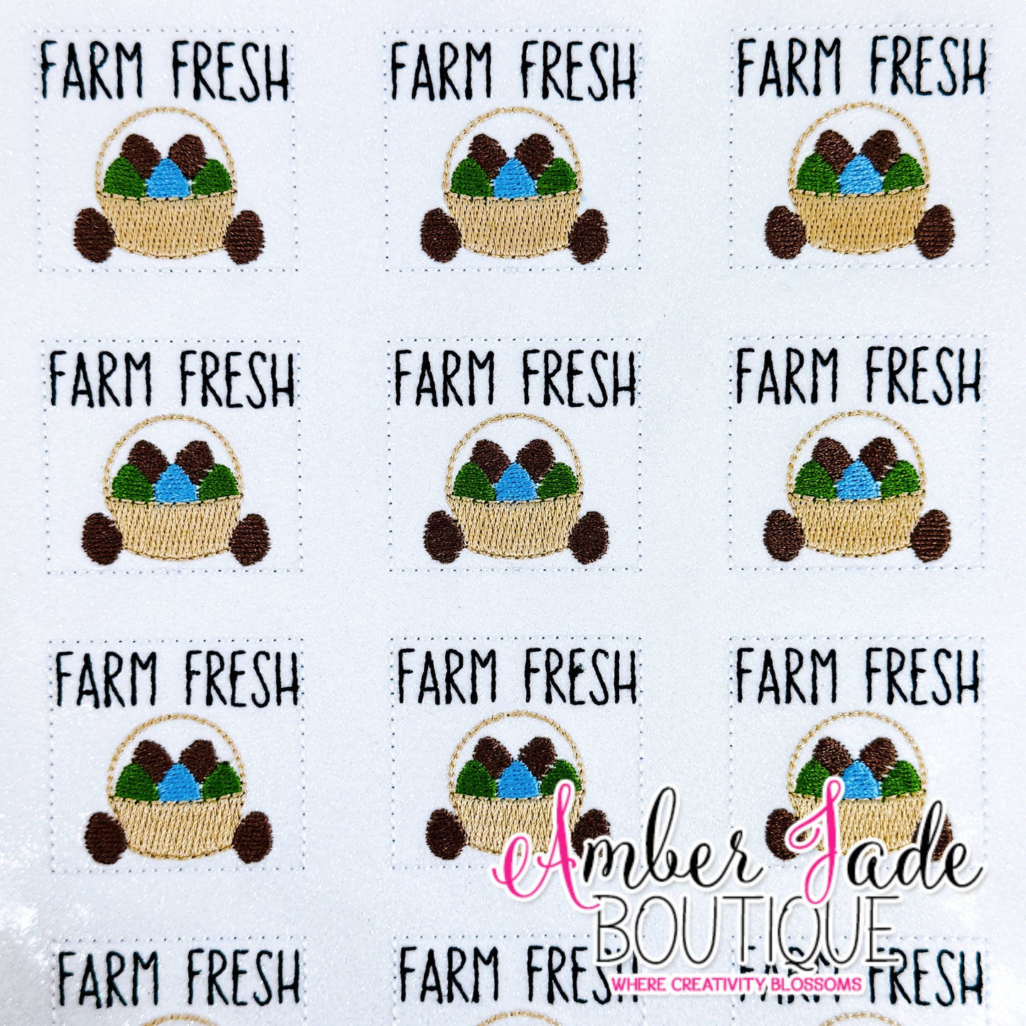 Farm Fresh Egg Basket #2