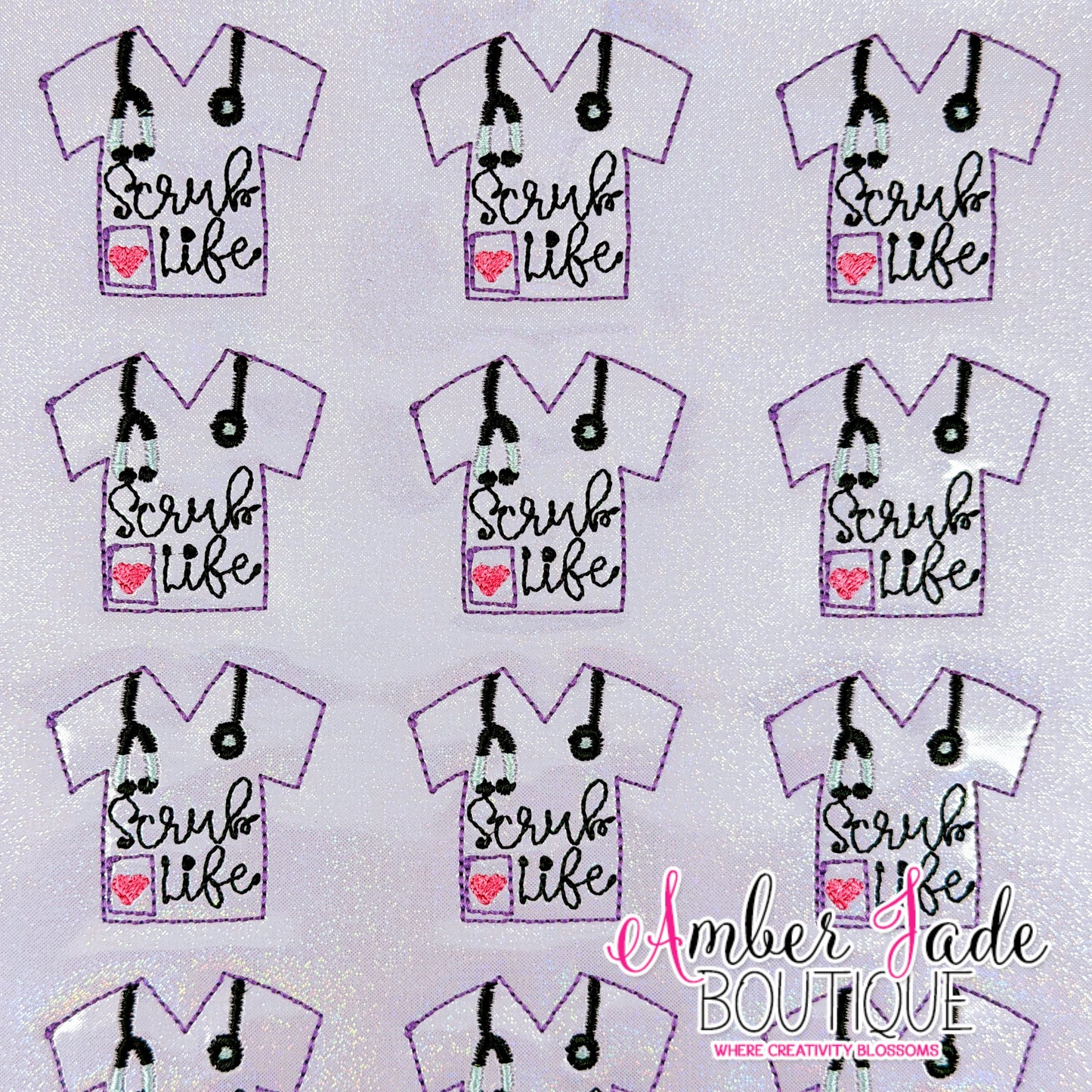 Scrub Life - Pastel Purple