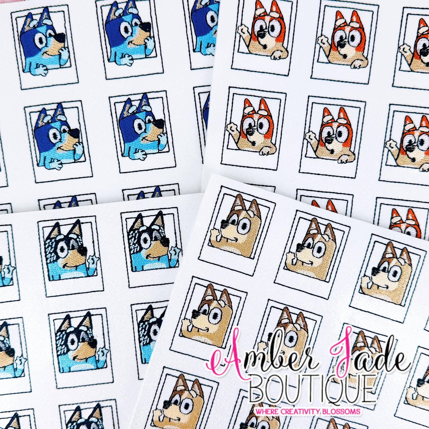 Bluey Family Photo - MOM