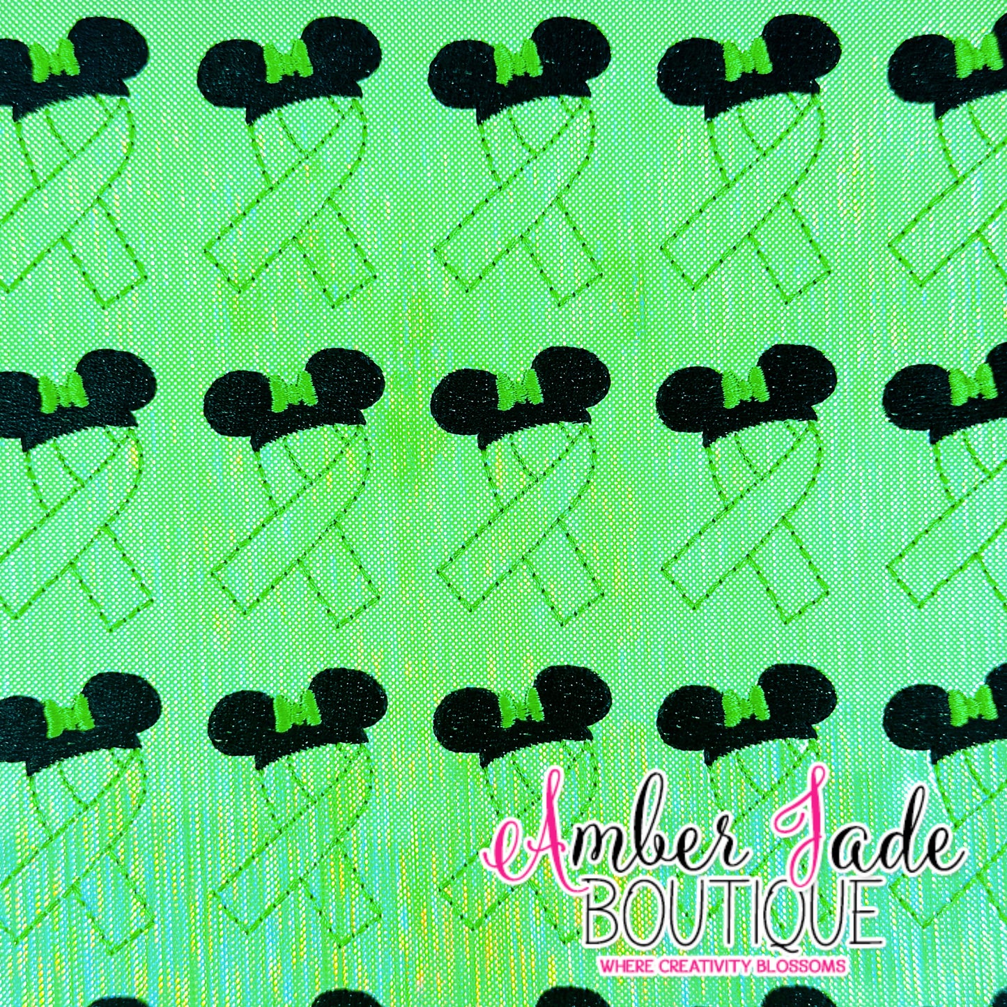 Minnie Awareness Ribbon - GREEN