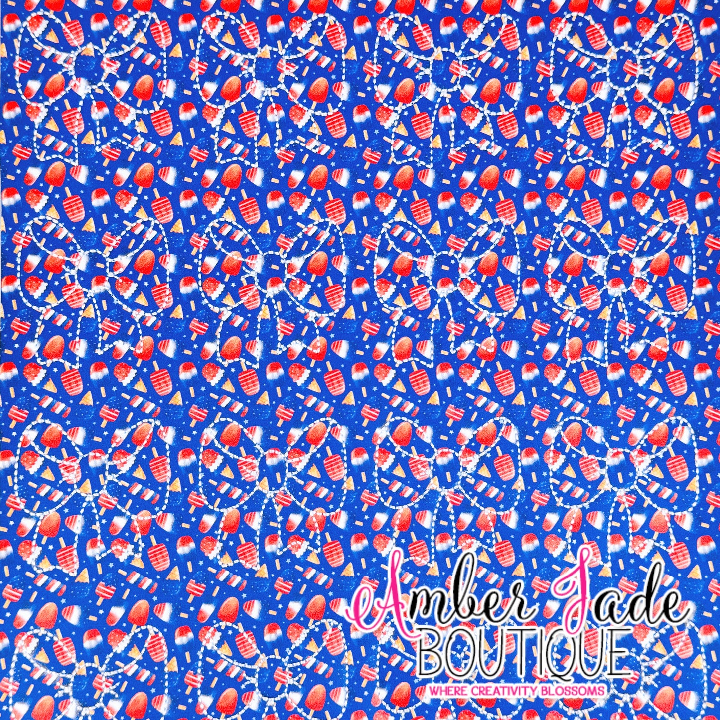 *LIMITED* Baby Bow Coquette - 4th of July Popsices