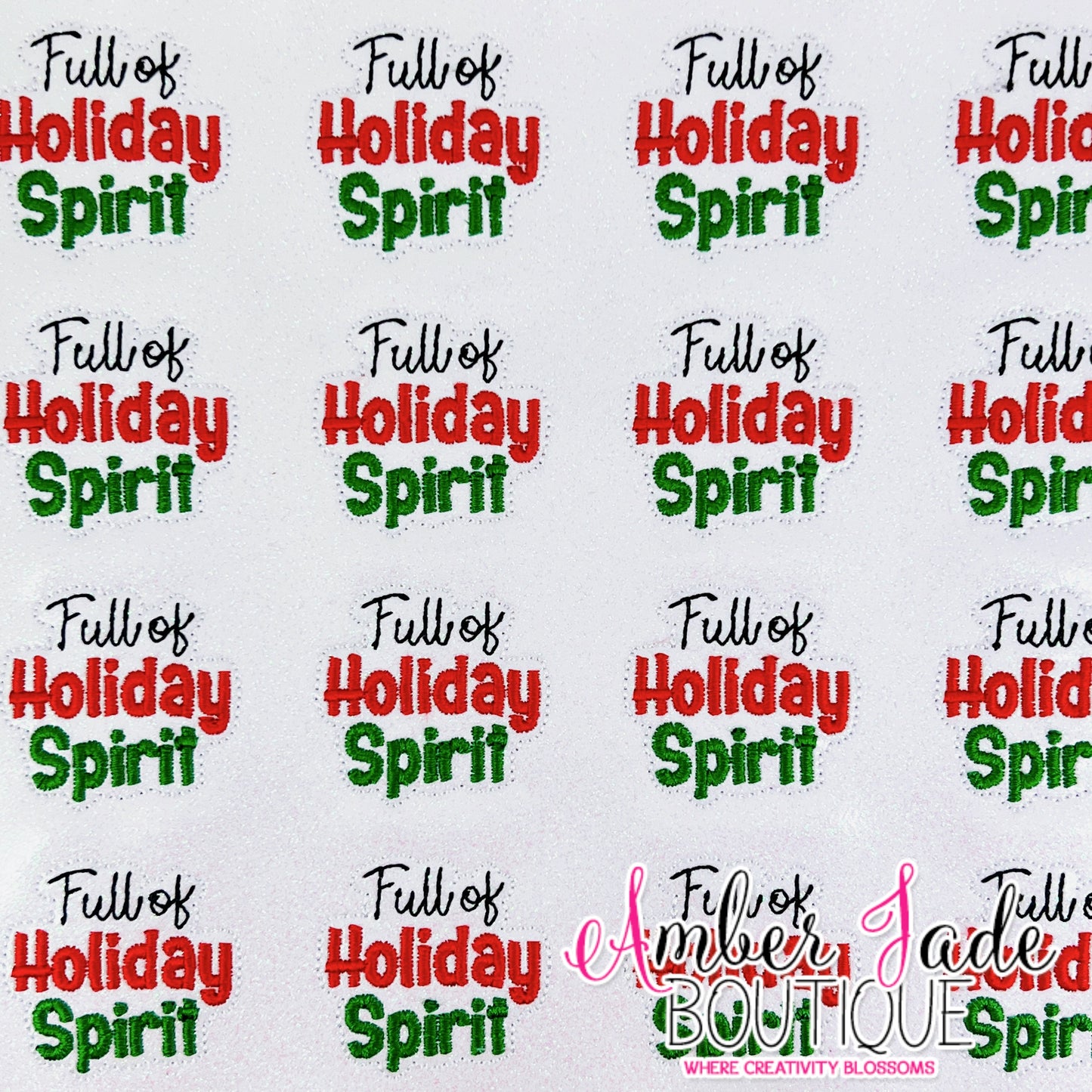 Full of Holiday Spirit