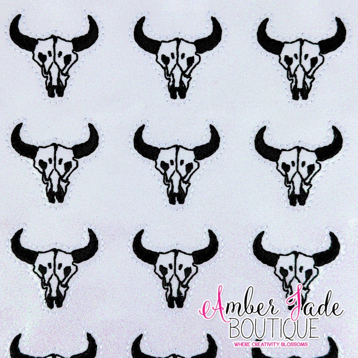 Cow Skull - Black