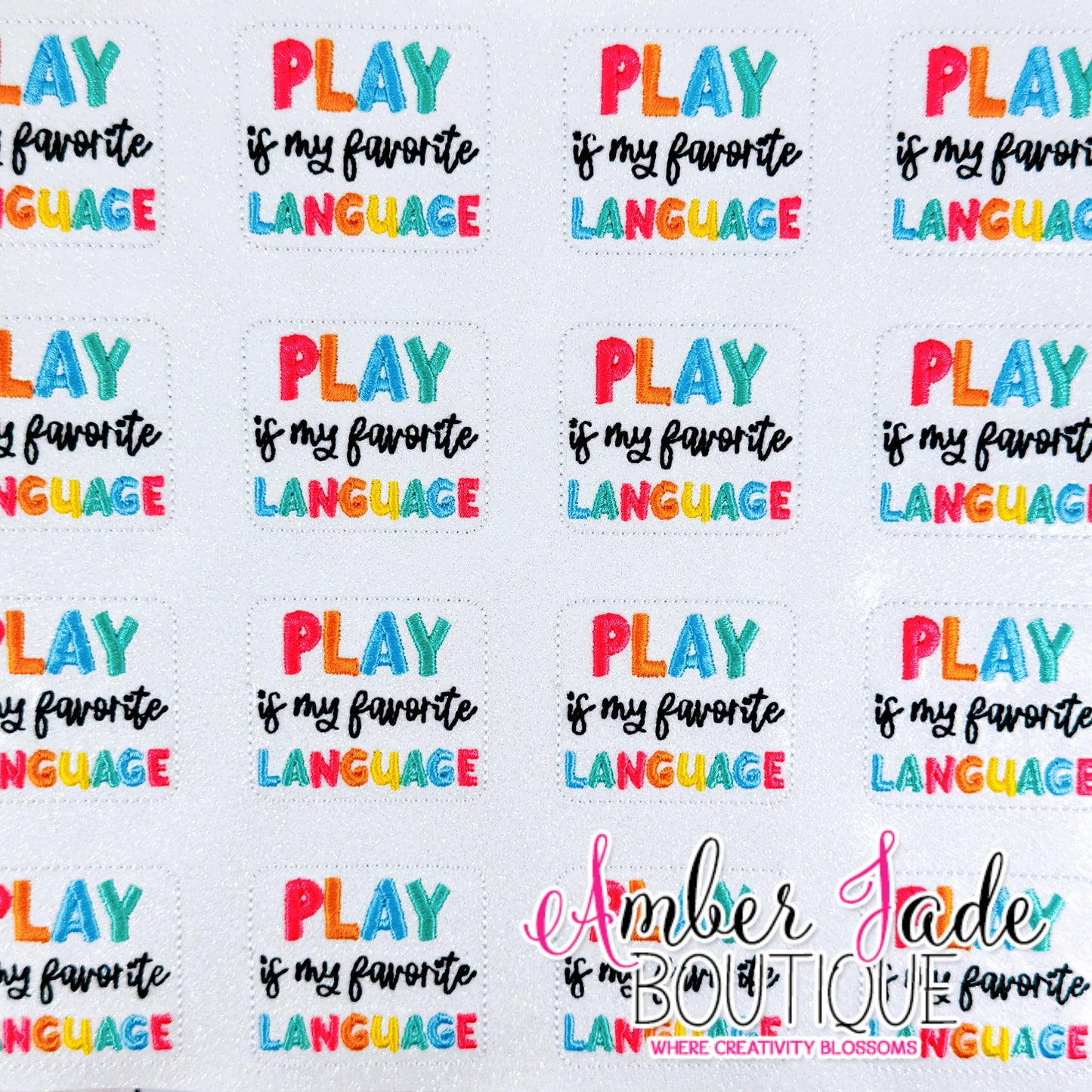 SLP - Play is my favorite language