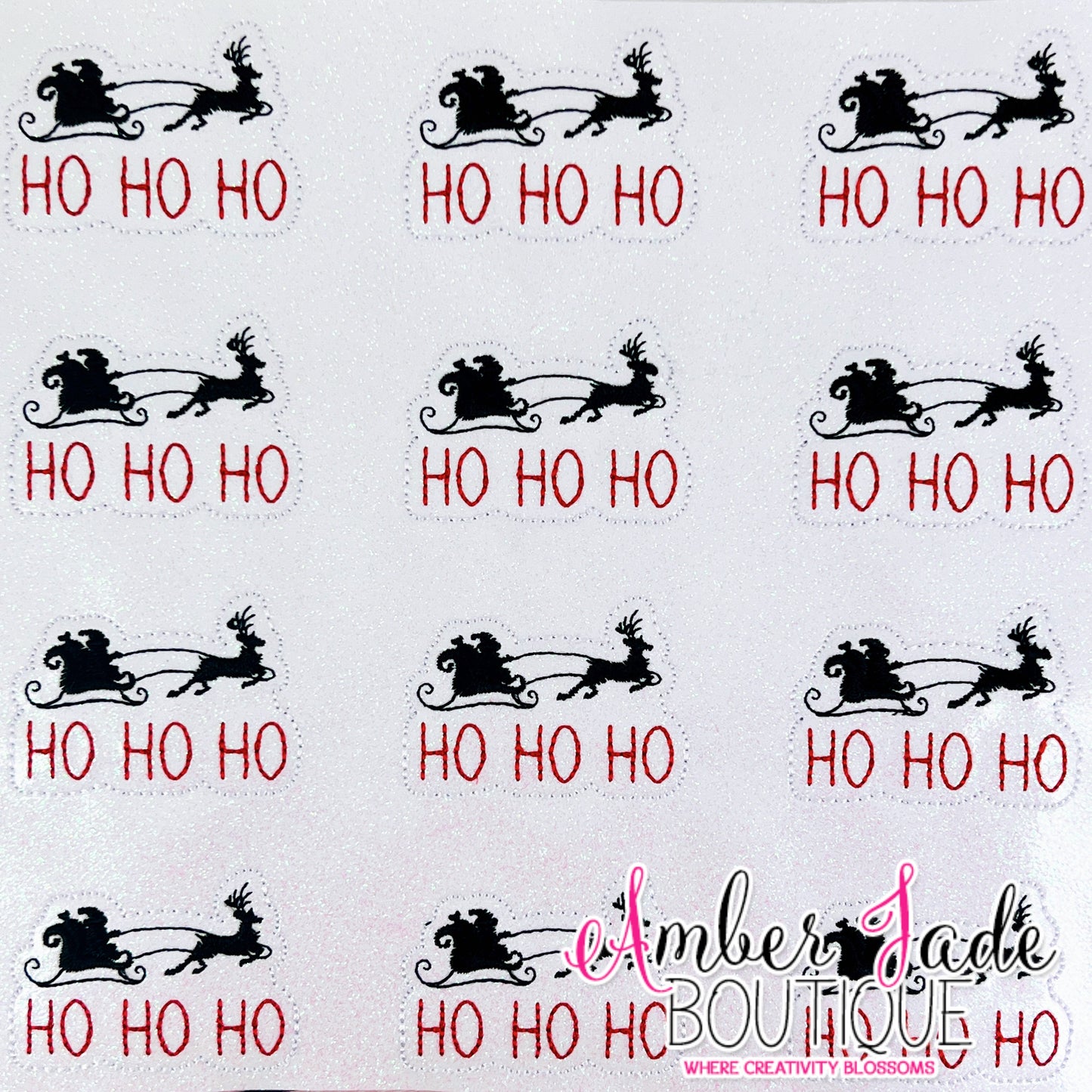 Santa Sleigh HO HO HO