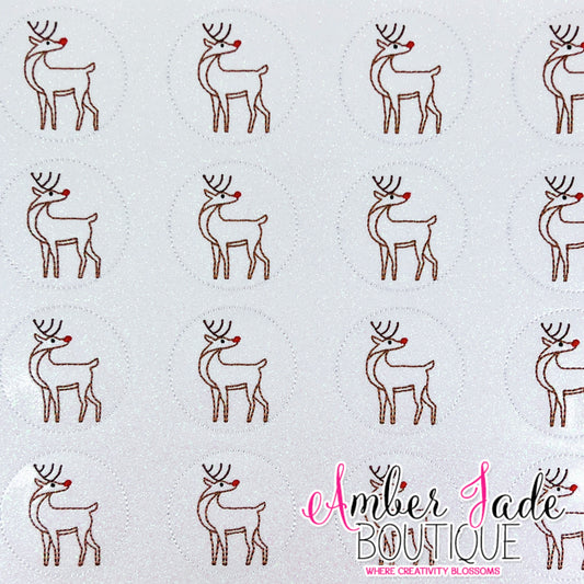 Vintage Reindeer Circle
