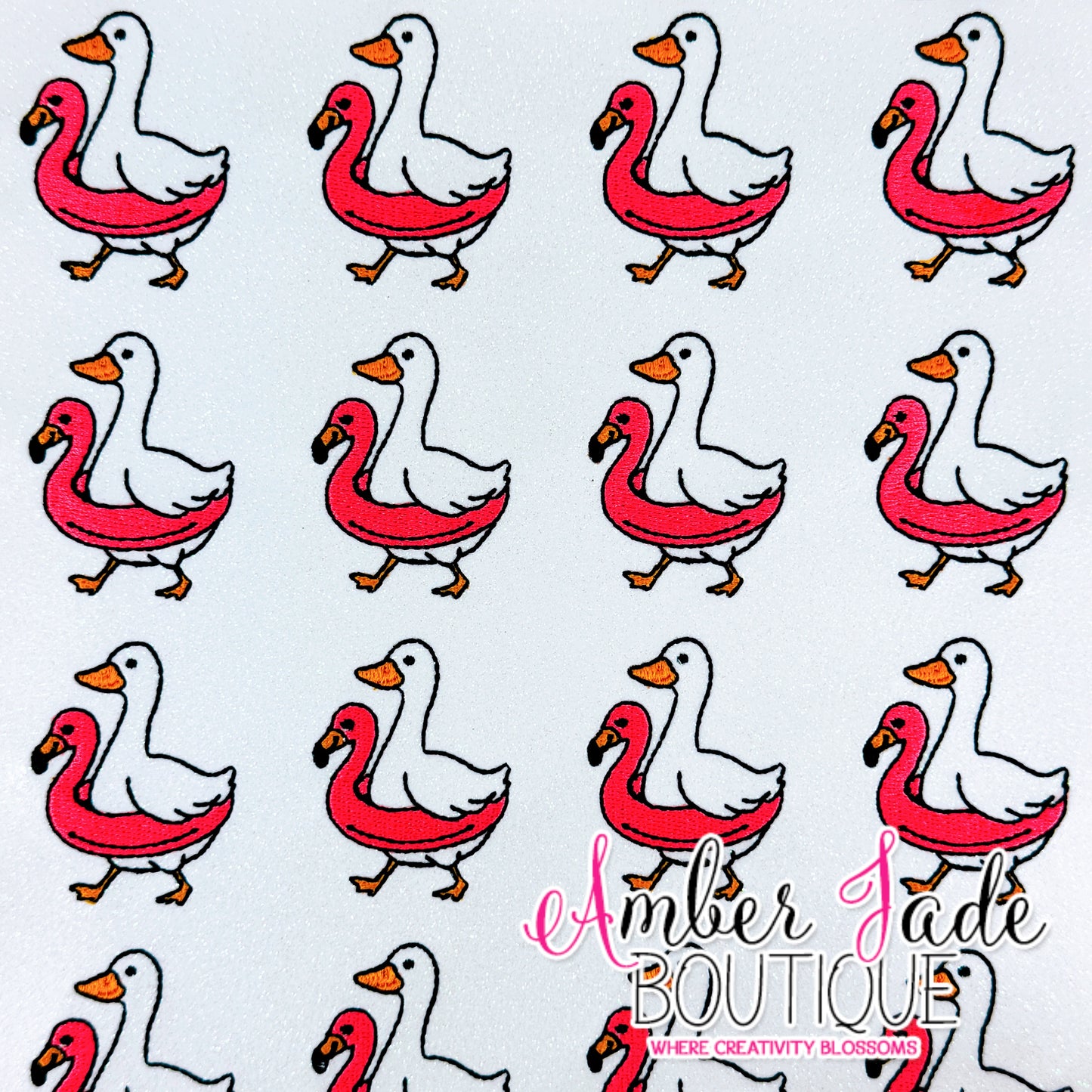 Silly Goose Flamingo Float