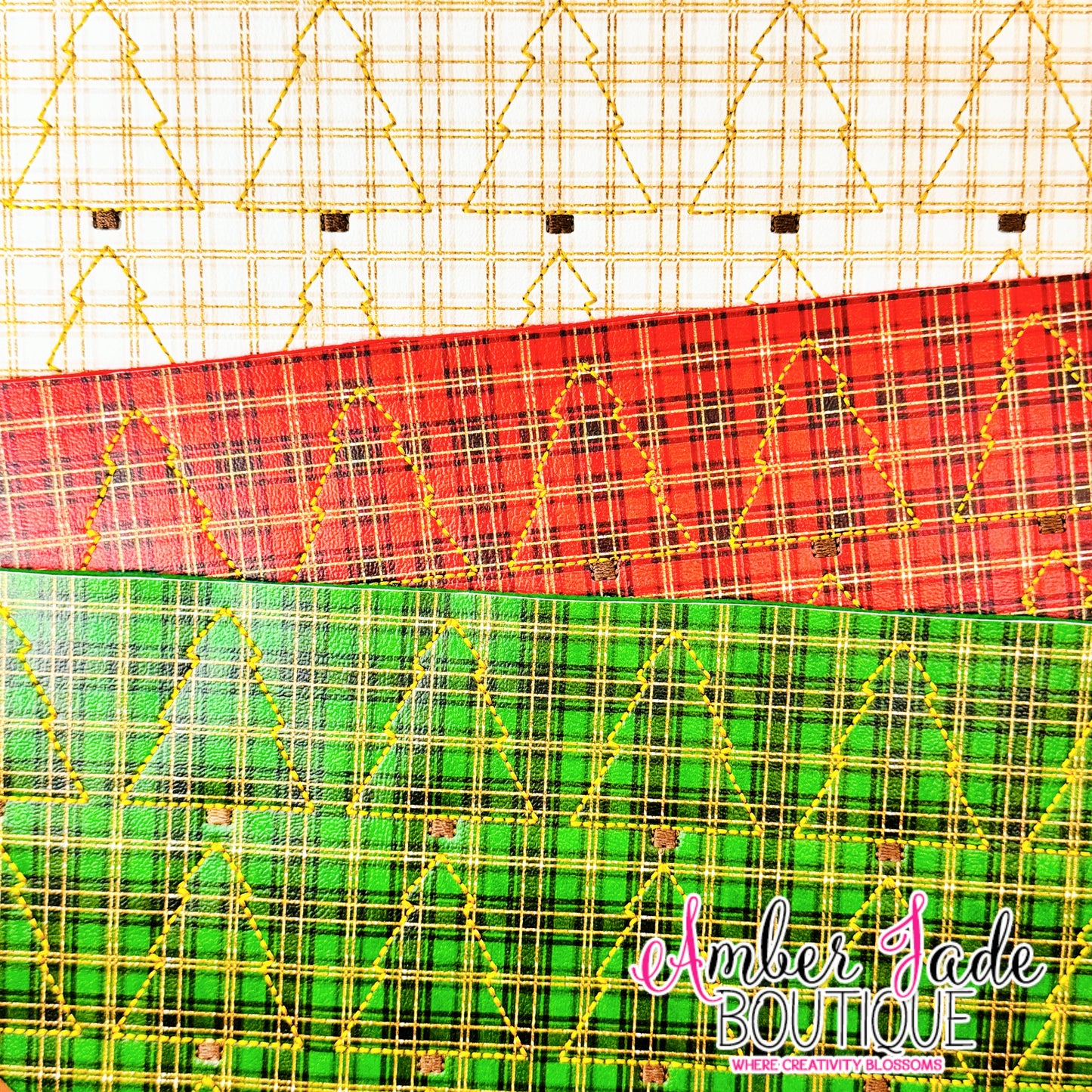 *LIMITED* Plaid Christmas Tree- WHITE