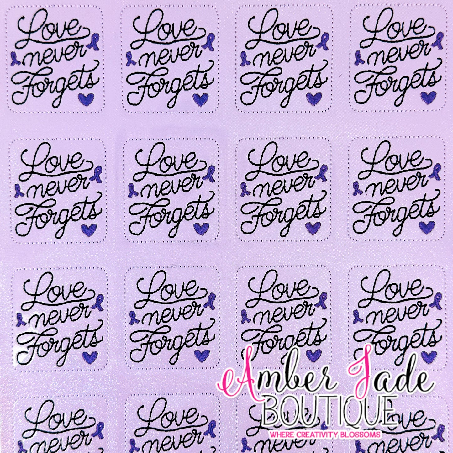 Alzheimers Awareness - Love Never Forgets