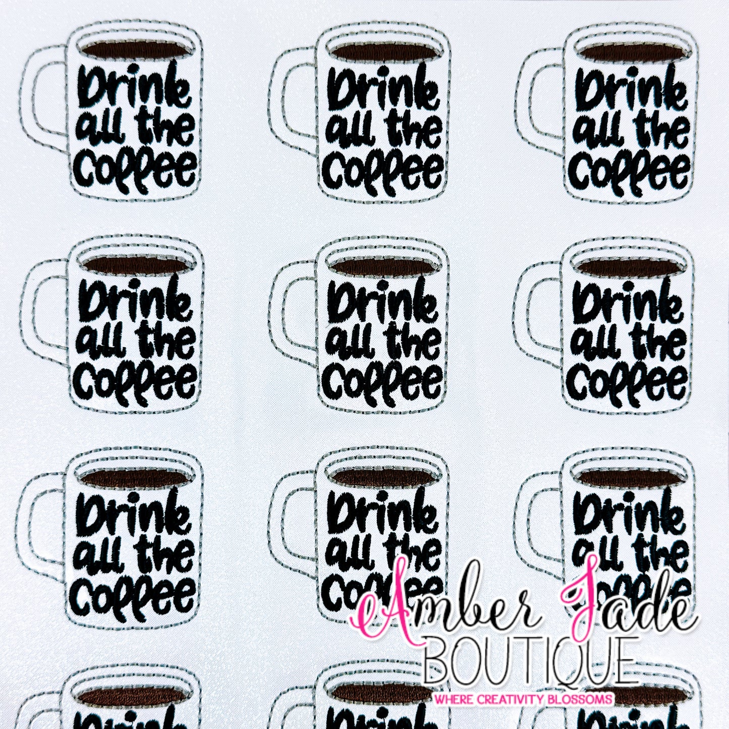 Drink all the Coffee - WHITE (Set of 3)