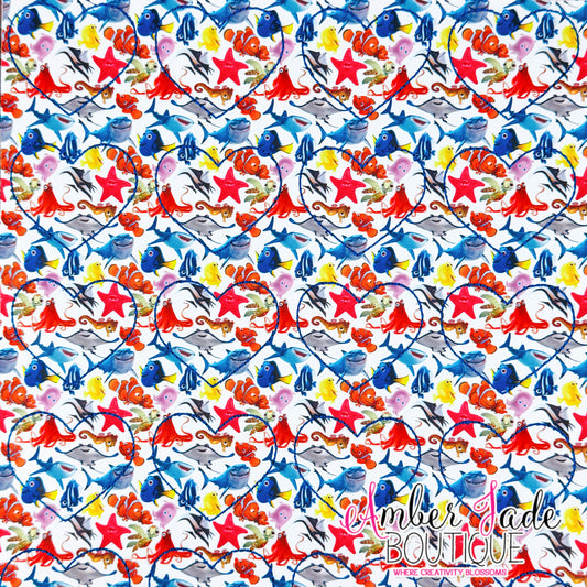 *LIMITED* Nemo - Just Keep Swimming Heart