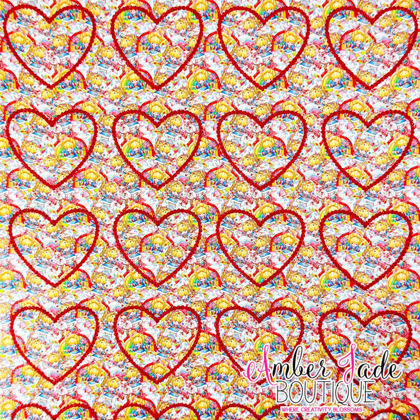 *LIMITED* Vintage Rainbow Brite Heart