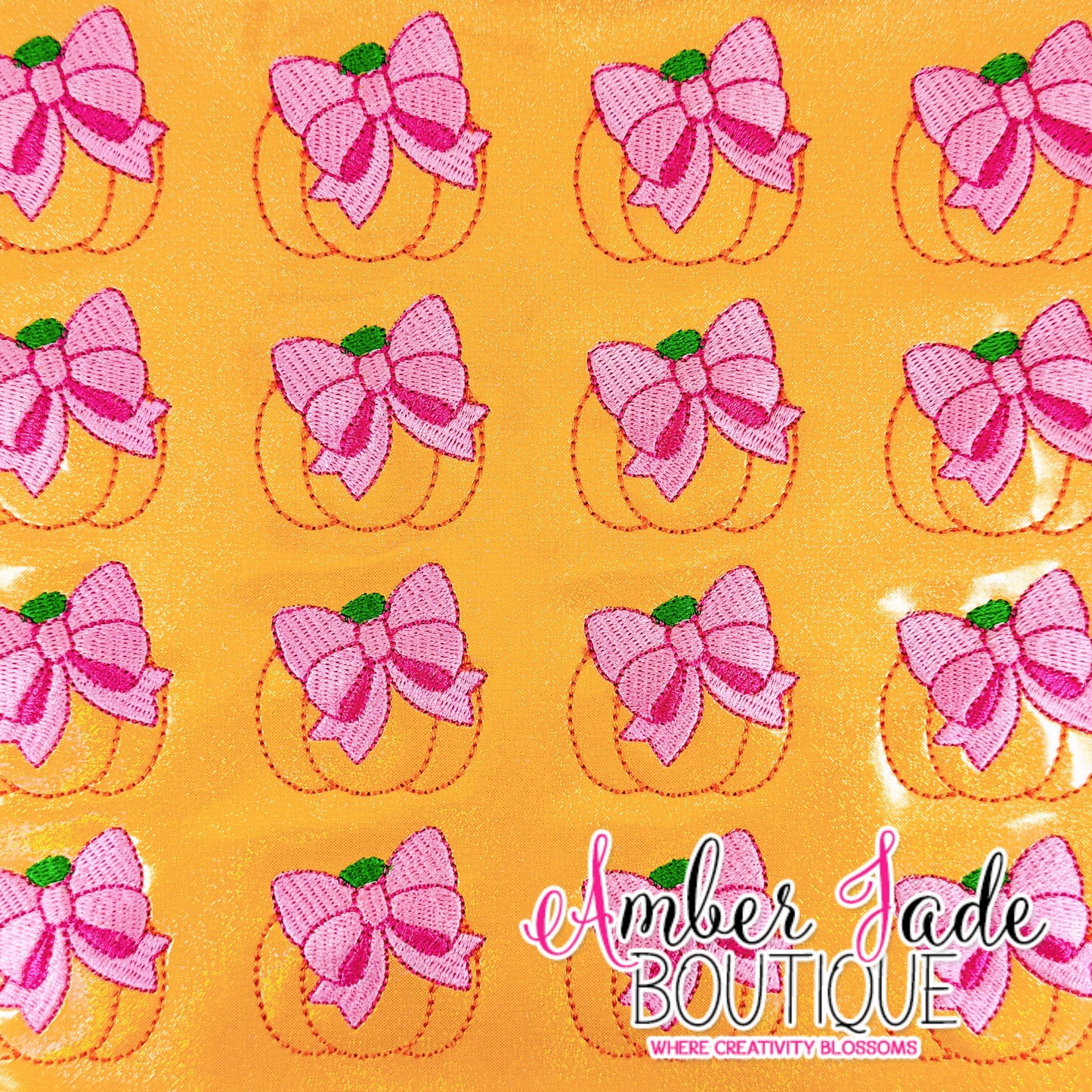 Pumpkin with Bow