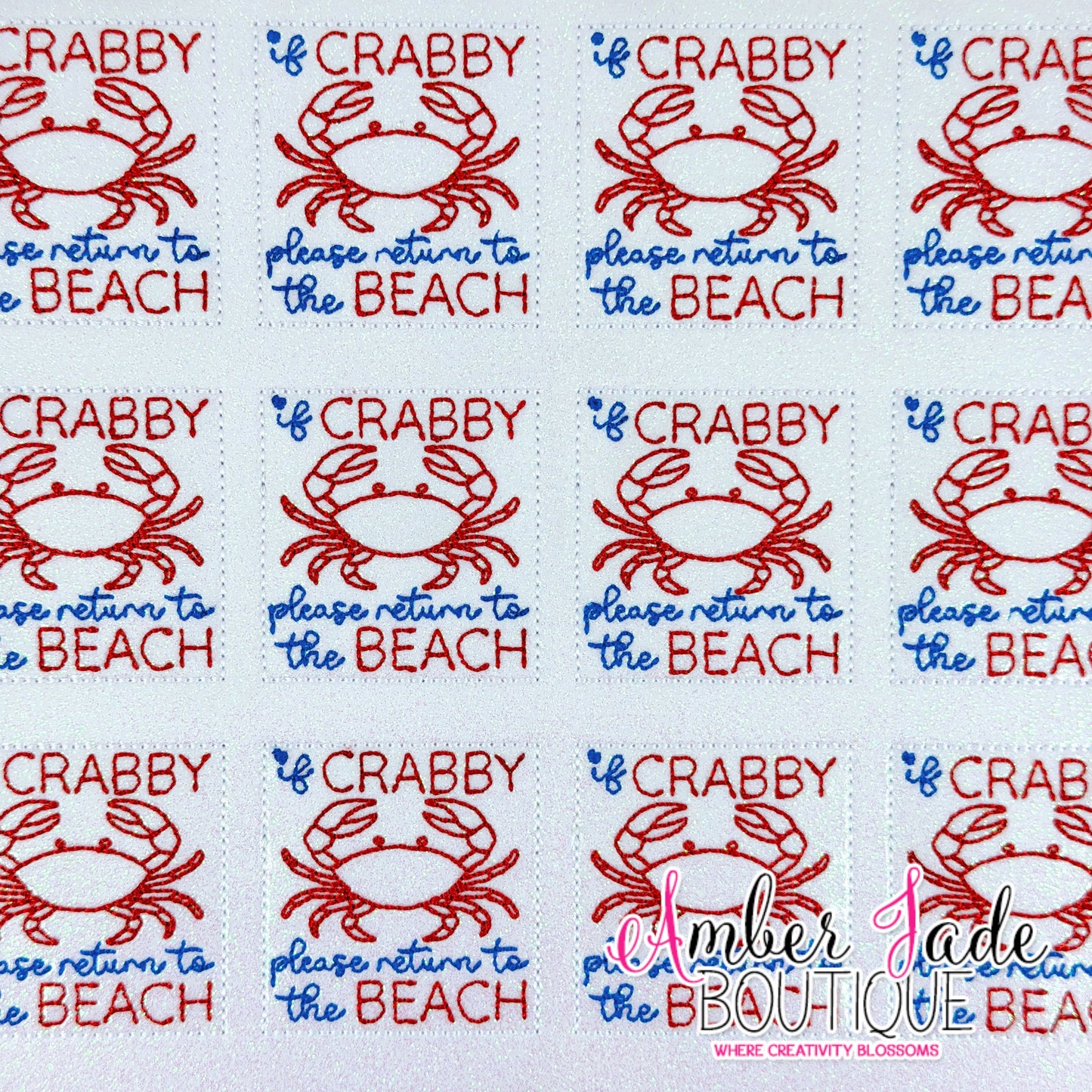 If Crabby Please Return to the Beach