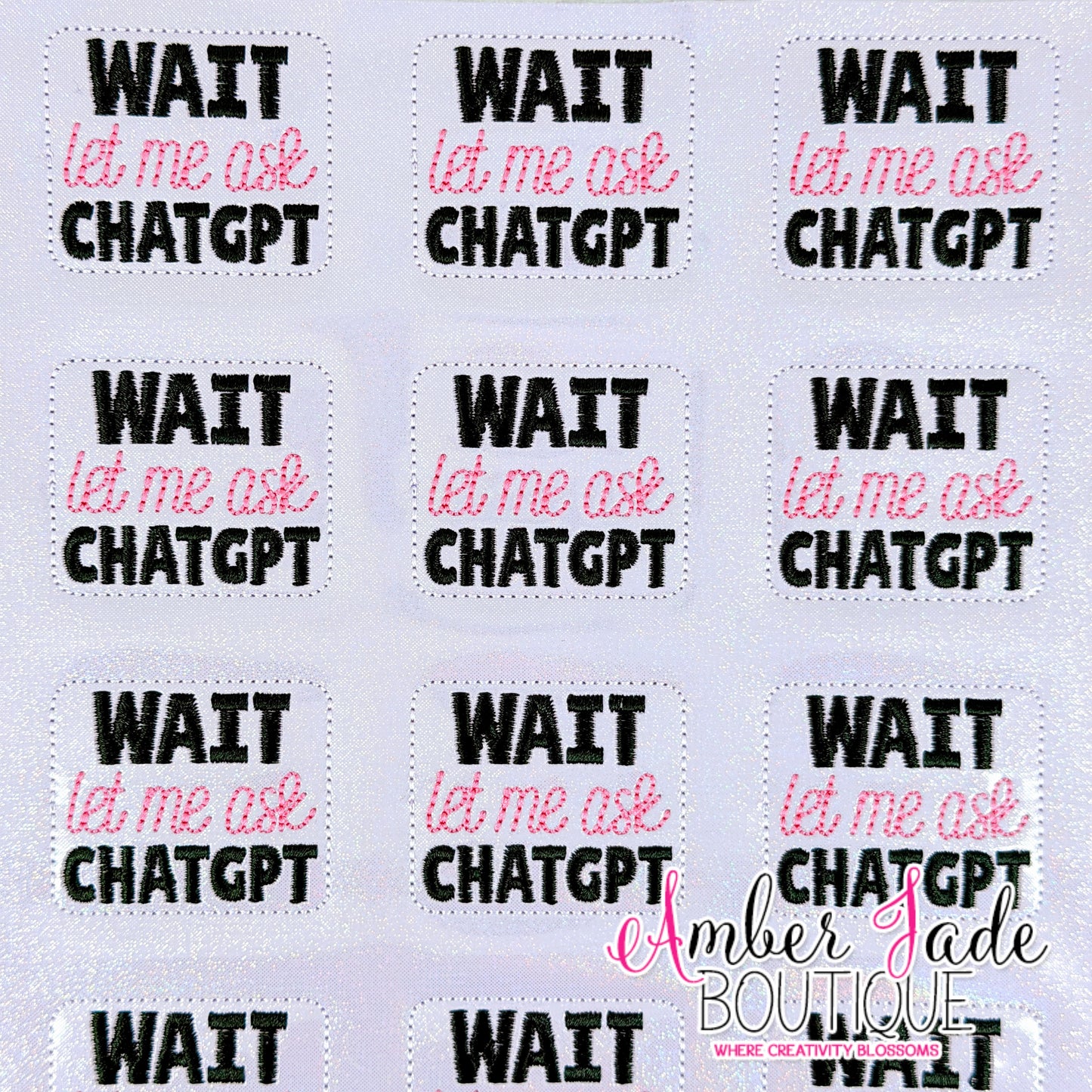 WAIT let me ask CHATGPT
