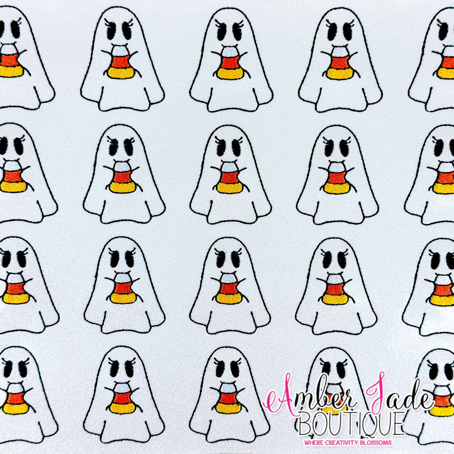 Ghost eating Candy Corn