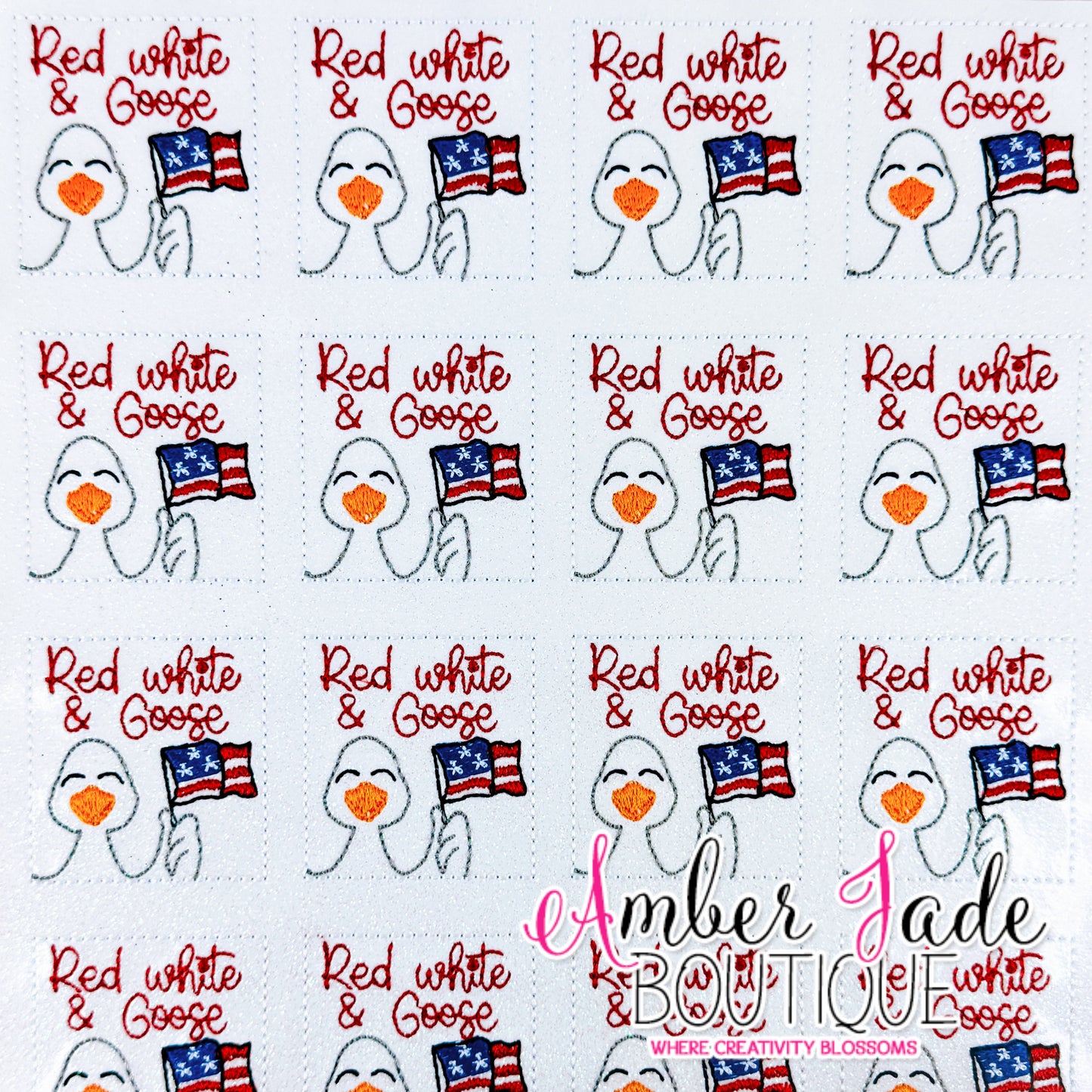 Red White & Goose