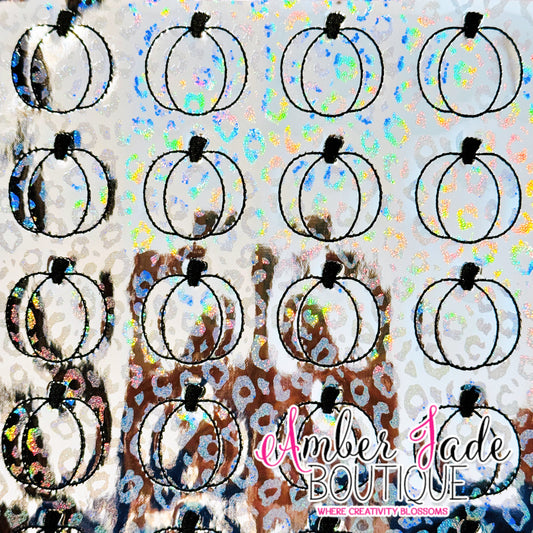 *LIMITED* Pumpkin - Holographic Leopard - SILVER
