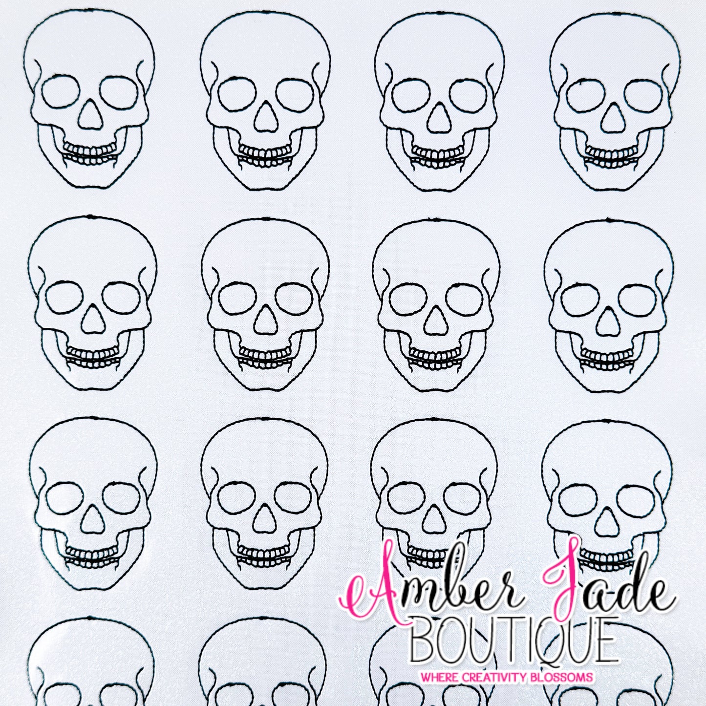 Human Skull - WHITE