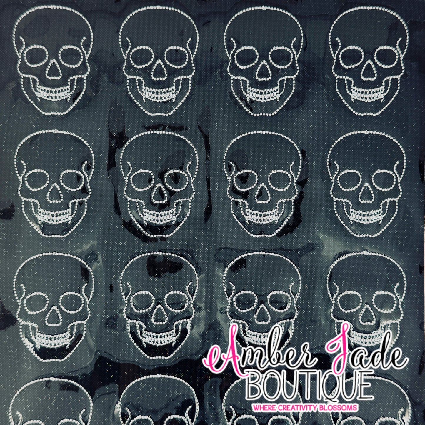 Human Skull - BLACK