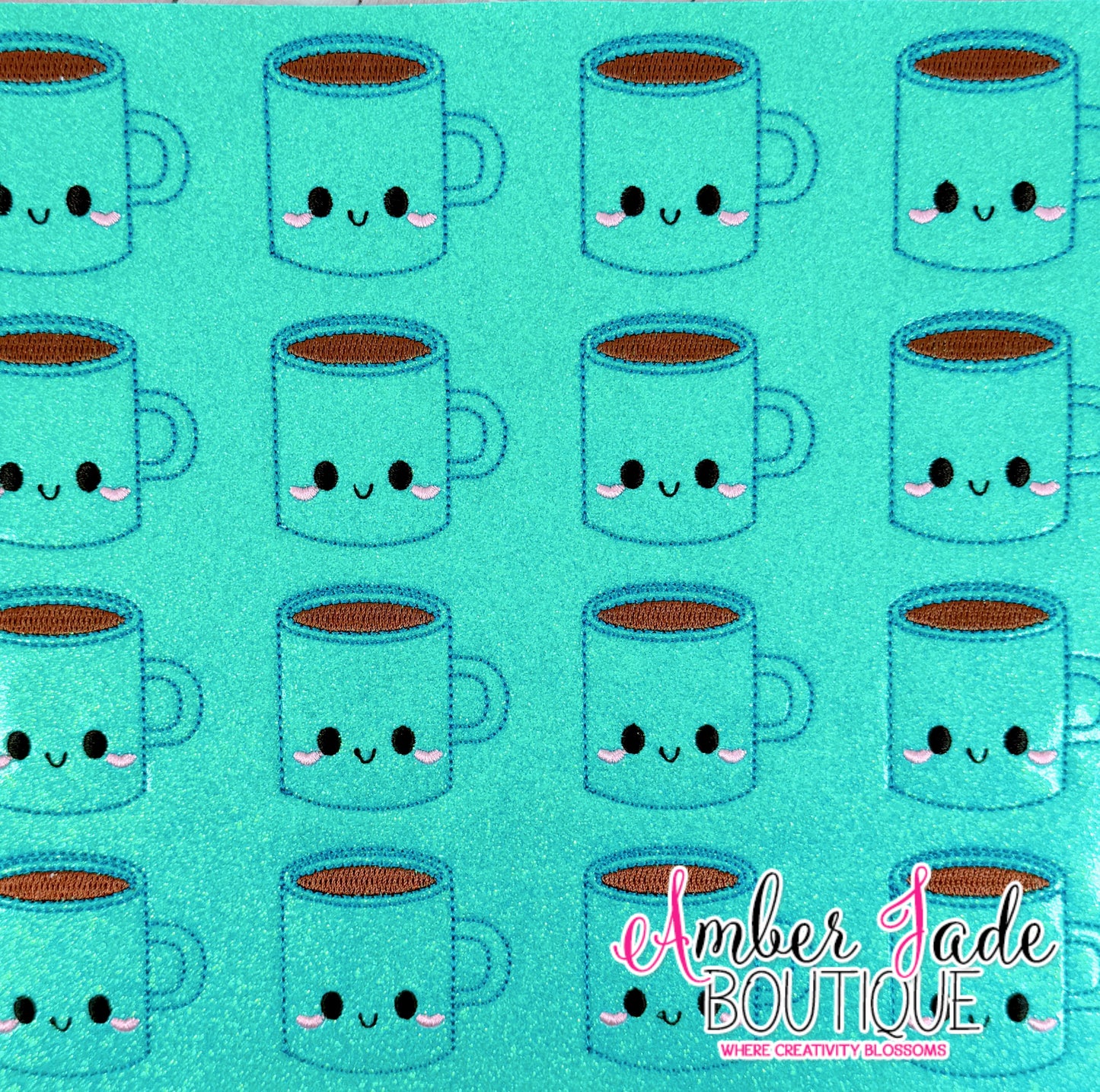 Kawaii Coffee Mug - TURQ MINT