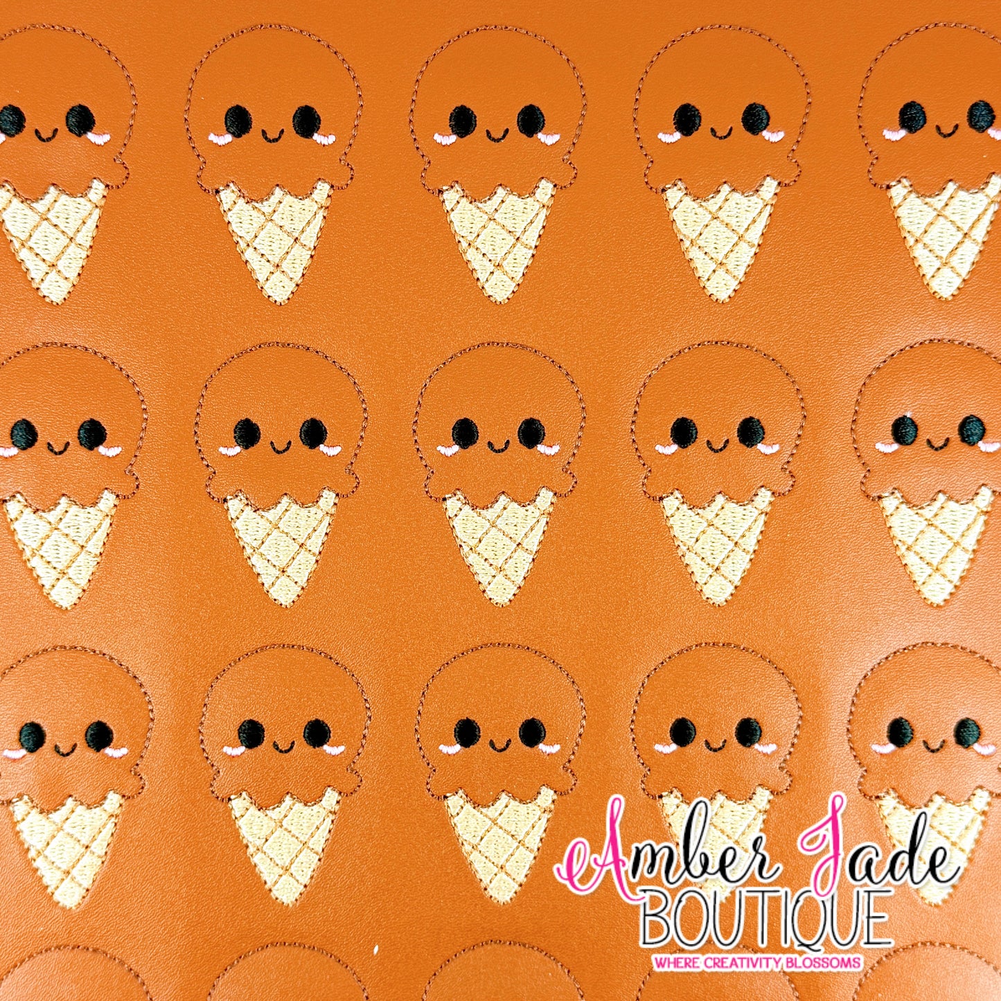 Kawaii Ice Cream Cone - Chocolate